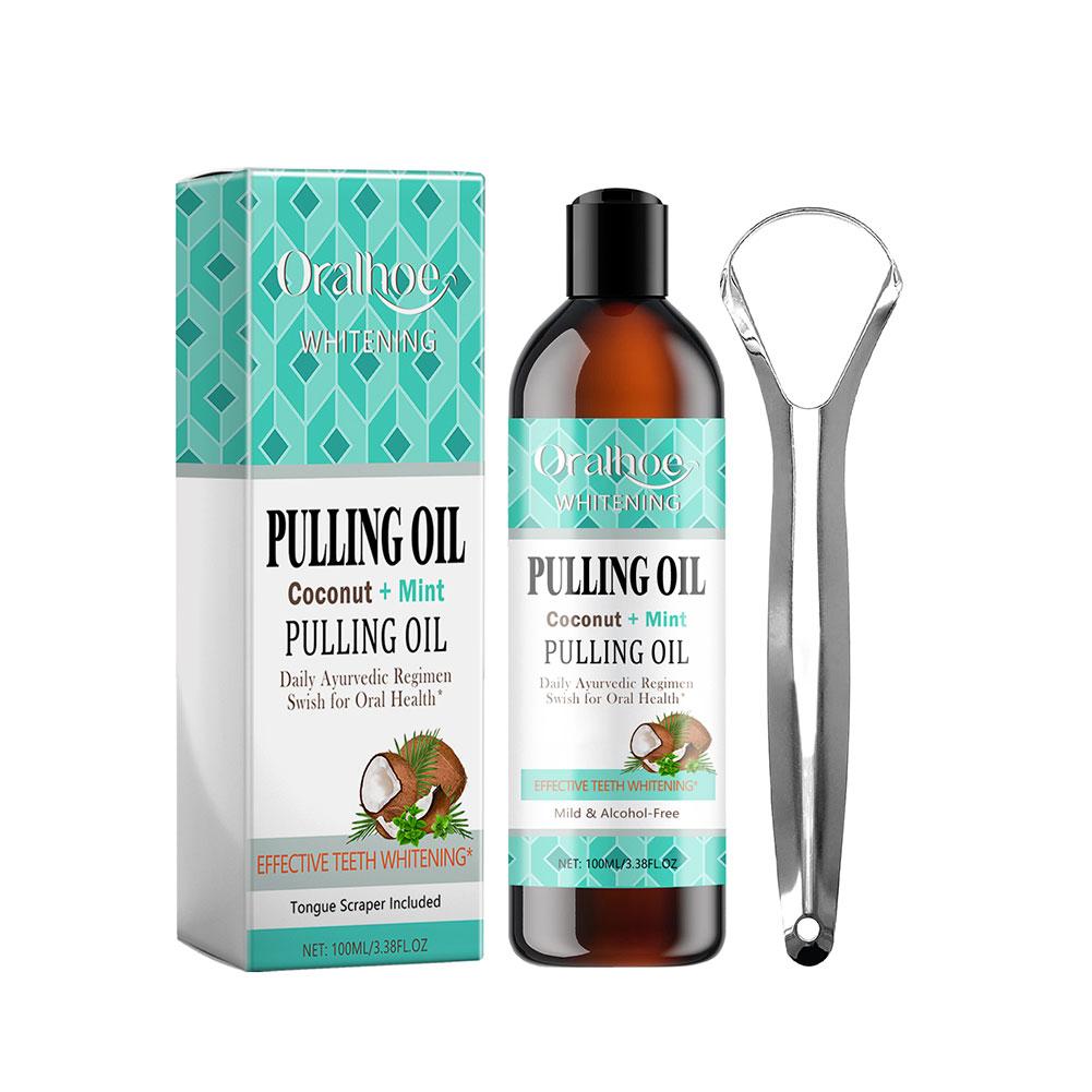 Teeth Whitening Oil Pulling - Minyak Kelapa Mint untuk Mulut, Obat