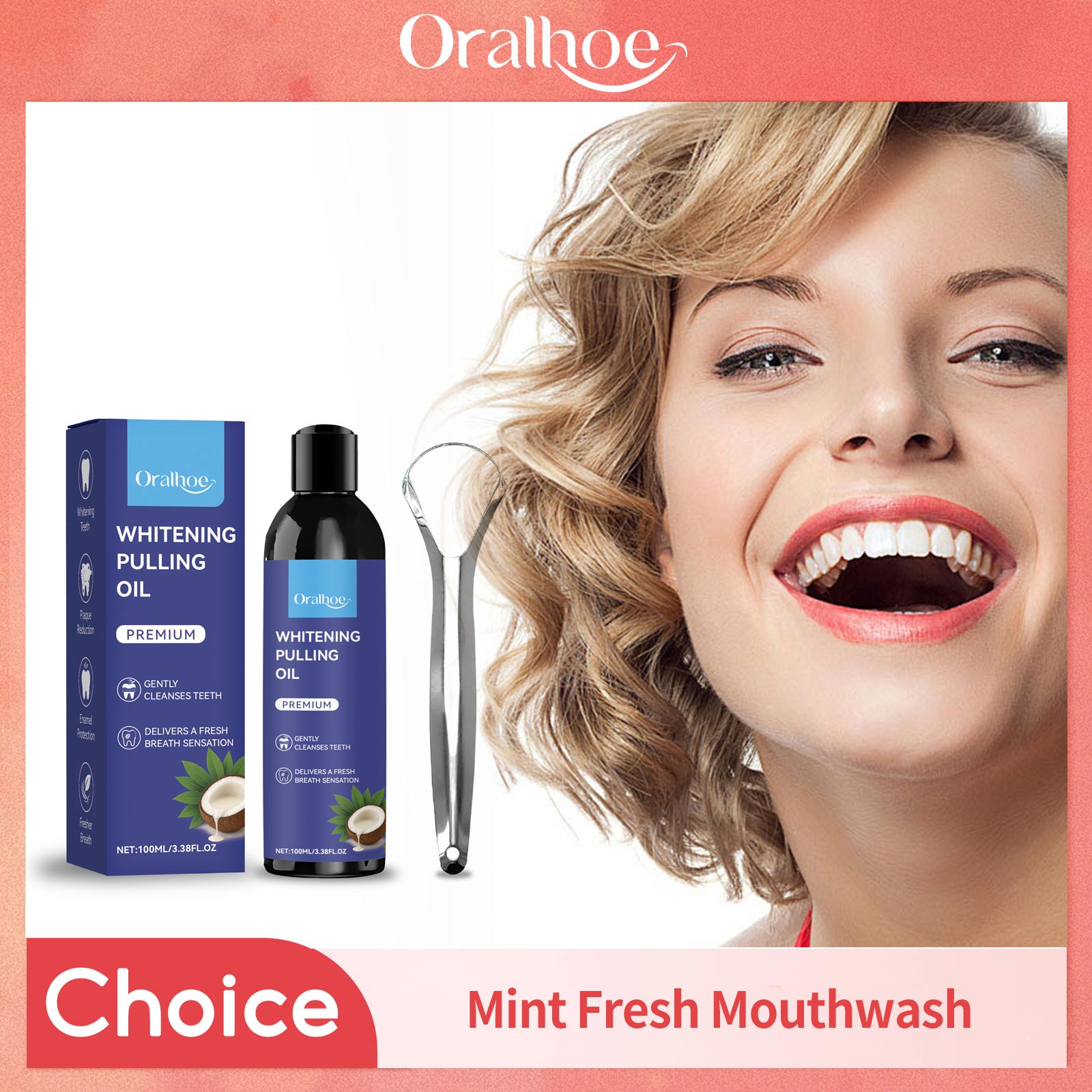 Teeth Whitening Oil Pulling - Minyak Kelapa untuk Membersihkan Gigi dengan