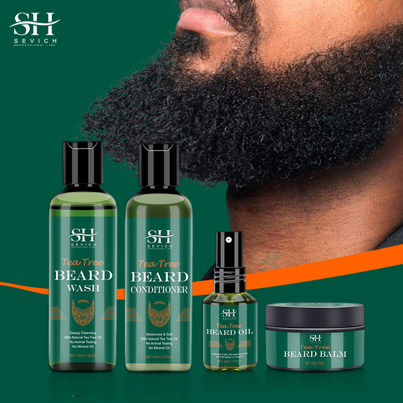 Coconut Oil Pull - Kit pertumbuhan jenggot untuk pria, penambah
