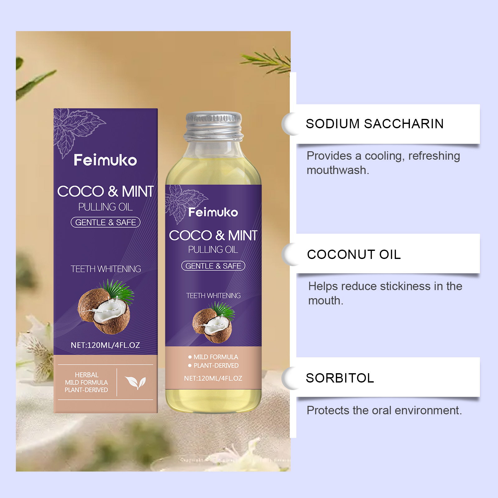 Obat Kumur Minyak Kelapa Peppe - Coconut Oil Pull ulasan dan harga