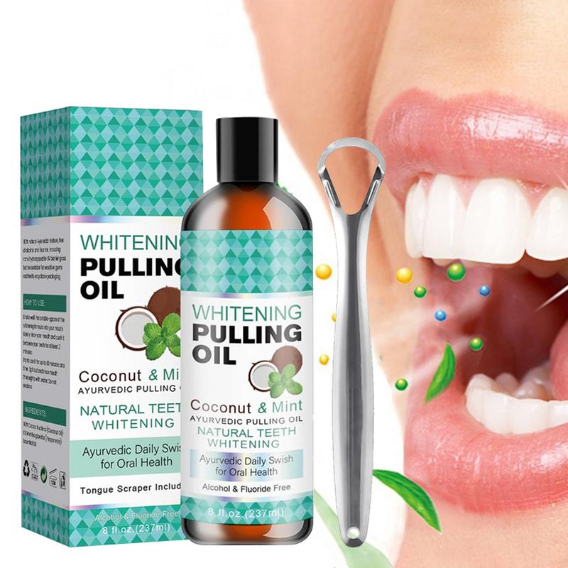 237mL obat kumur bilas mulut a - Coconut Oil Pull ulasan dan harga