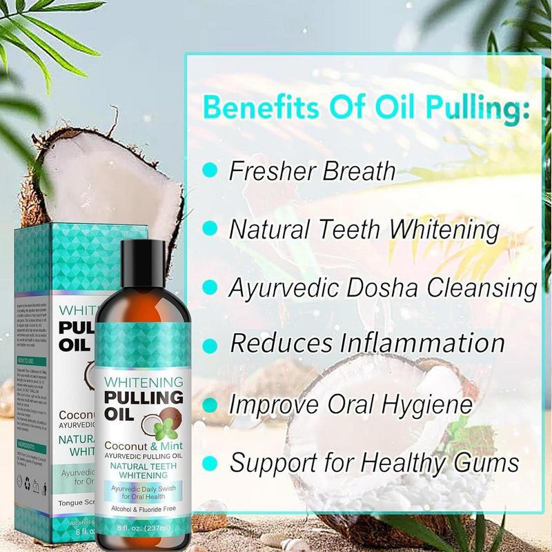237mL obat kumur bilas mulut a - Coconut Oil Pull ulasan dan harga