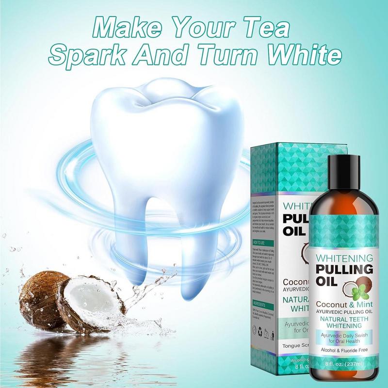 237mL obat kumur bilas mulut a - Coconut Oil Pull ulasan dan harga