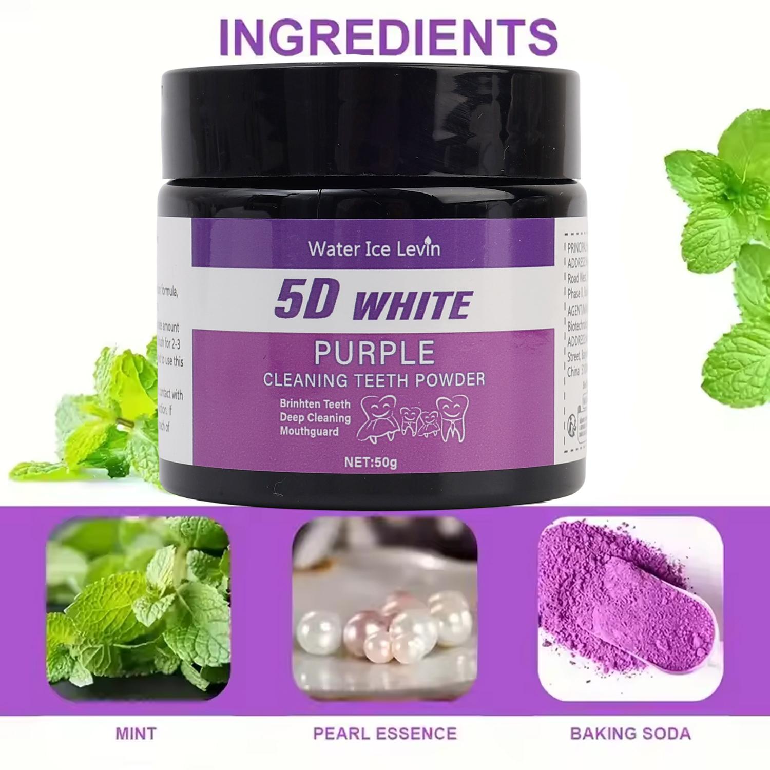 50G/Kotak Bubuk Pemutih Gigi U - Teeth Whitening Oil Pulling ulasan dan harga