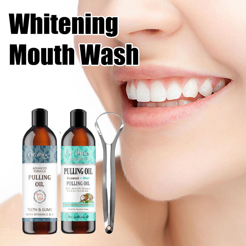 Minyak Kelapa Mint untuk Mulut - Teeth Whitening Oil Pulling ulasan dan harga
