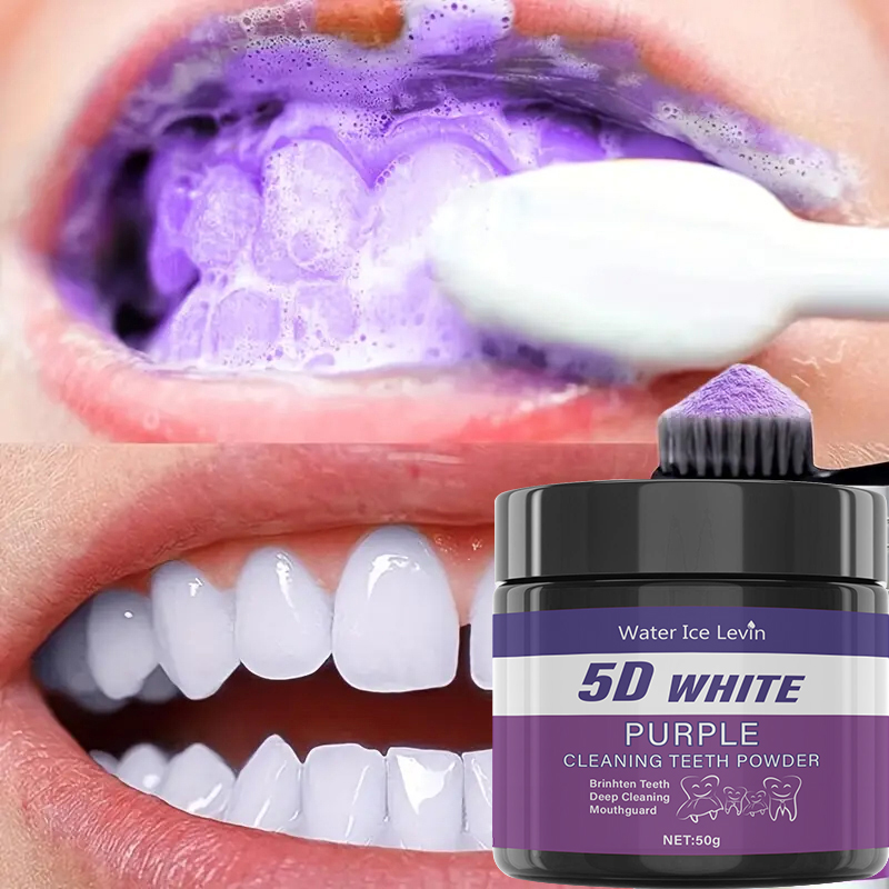 Bubuk Pemutih Gigi 5D. Formula - Teeth Whitening Oil Pulling ulasan dan harga