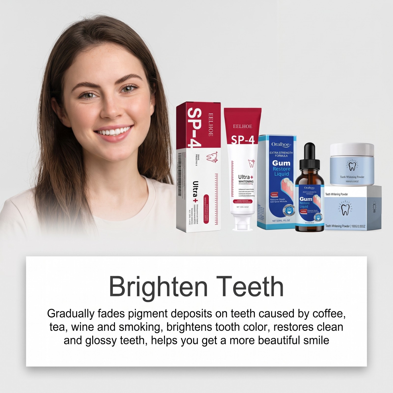 Paket Perawatan Mulut: Pasta G - Teeth Whitening China ulasan dan harga
