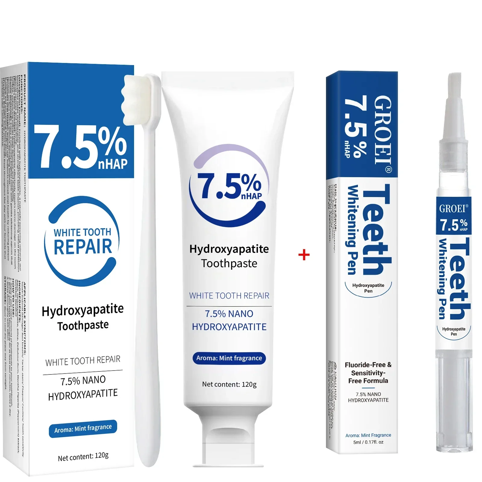 Kit Pasta Gigi & Pena Pemutih  - Teeth Whitening Natural ulasan dan harga