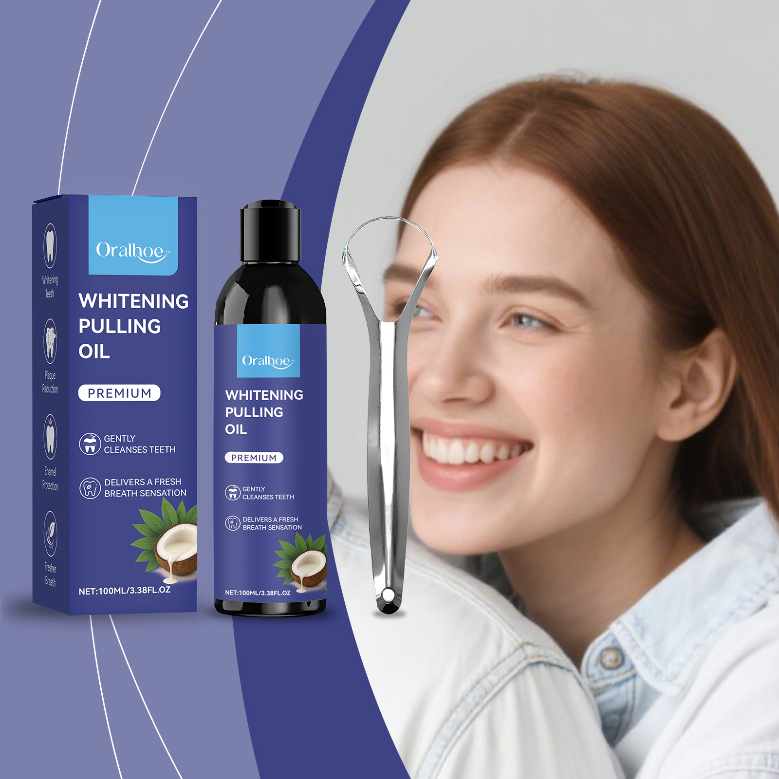 Minyak Kelapa untuk Membersihk - Teeth Whitening Oil Pulling ulasan dan harga