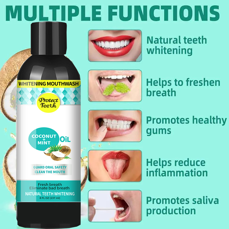 237ml Minyak Pembersih mulut k - Teeth Whitening Oil Pulling ulasan dan harga