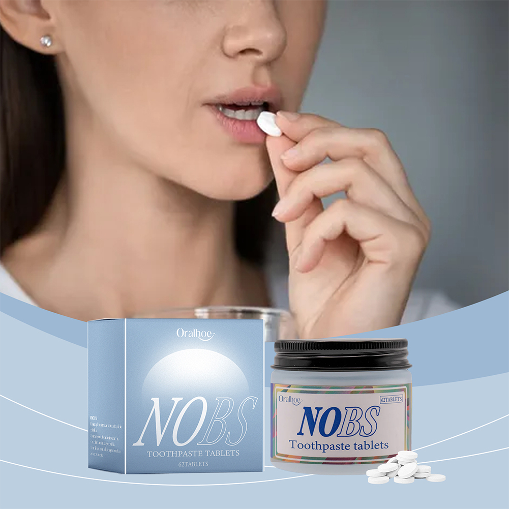 Tablet pasta gigi NOBS-Nano Hy - Teeth Whitening Oil Pulling ulasan dan harga