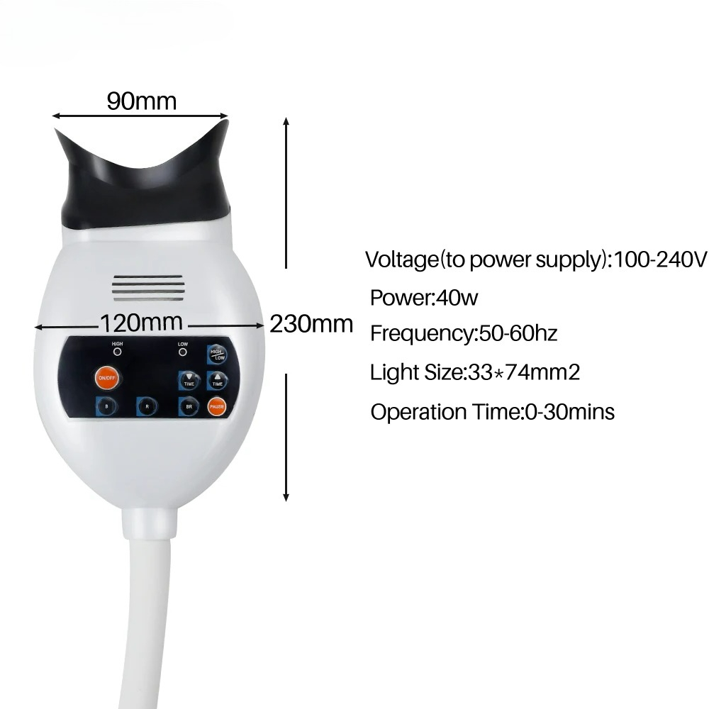Lampu Pemutih Gigi LED 3 Warna - Teeth Whitening China ulasan dan harga