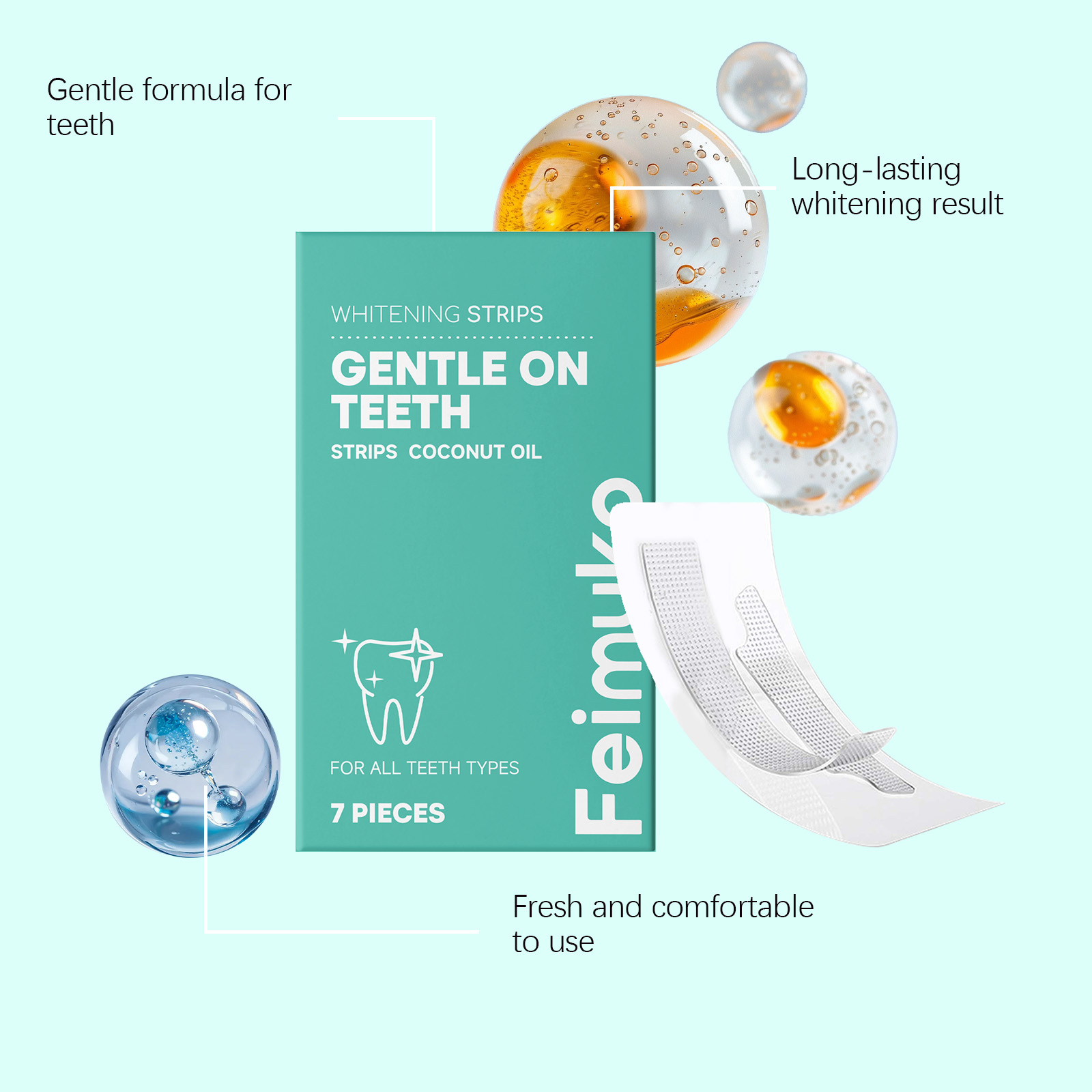 Strip Pemutih Gigi Minyak Kela - Teeth Whitening Oil Pulling ulasan dan harga